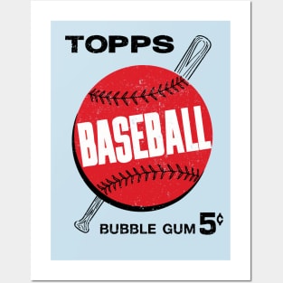 Baseball Bubble Gum Posters and Art